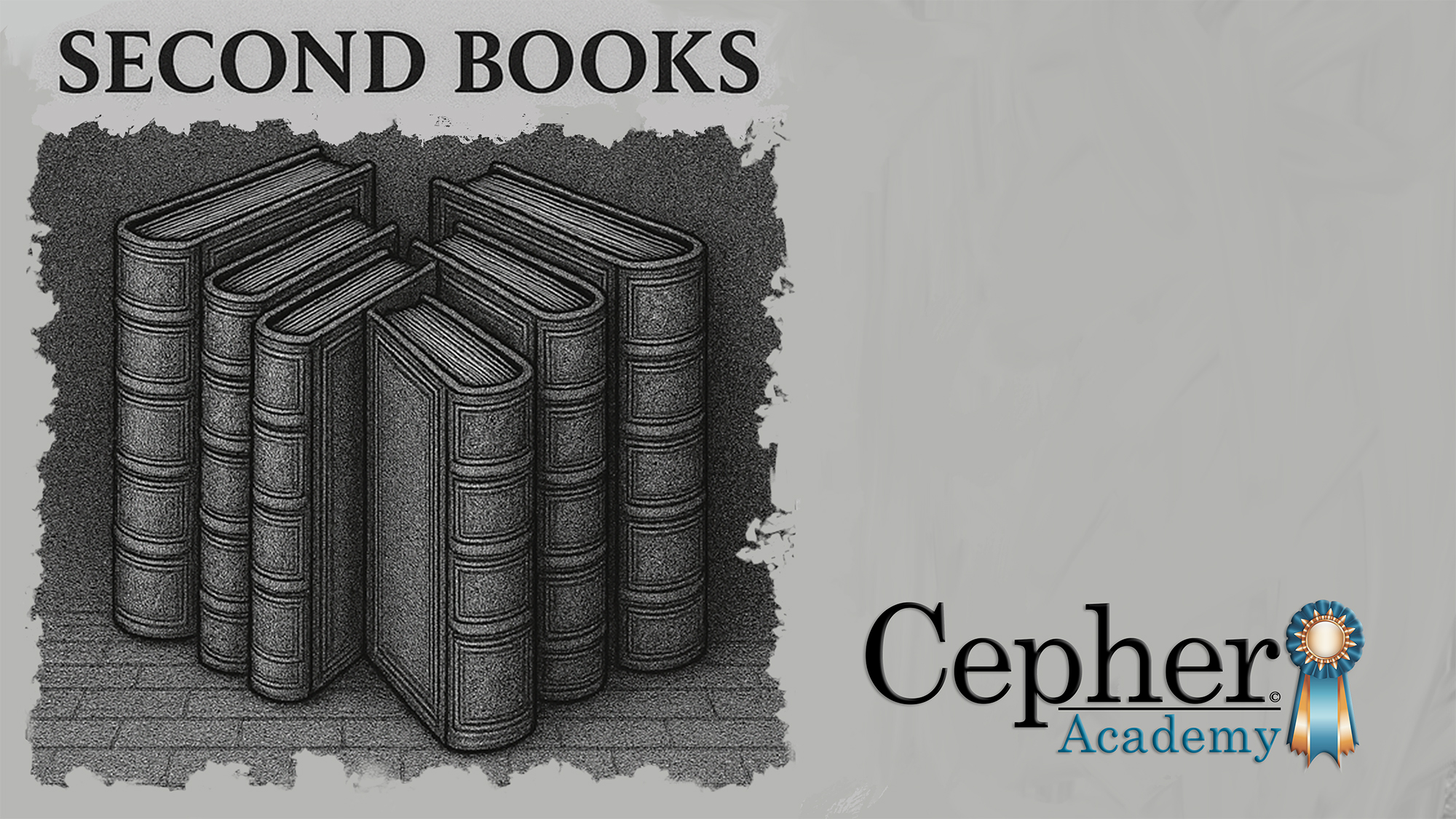 Read more about the article SECOND BOOKS